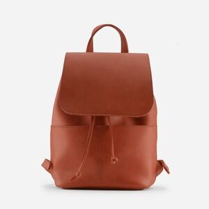 Parker Clay Leather Backpack
